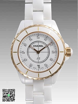 シャネル J12 ３８ セラミック・ピンクゴールド H2180 スーパーコピー