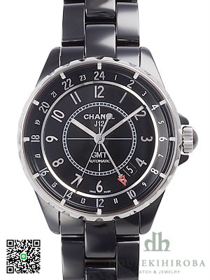 シャネル J12 ３８　ＧＭＴ セラミック ブラック H3102