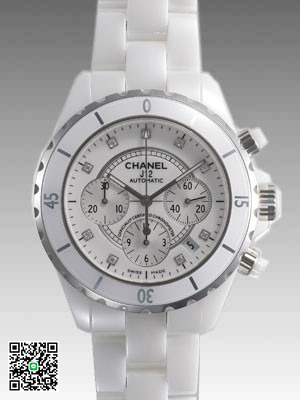 シャネル J12 クロノ セラミック ホワイト H2009