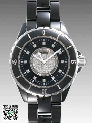 シャネル J12 ３８ セラミック ブラックH1757
