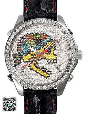 ジェイコブ スカル クォーツ ステンレス JC-SKULL5D スーパーコピー