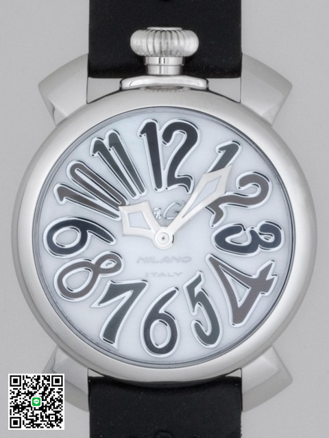 ガガ･ミラノ マニュアル40mm クォーツ 5020.5 ブラックラバー スーパーコピー