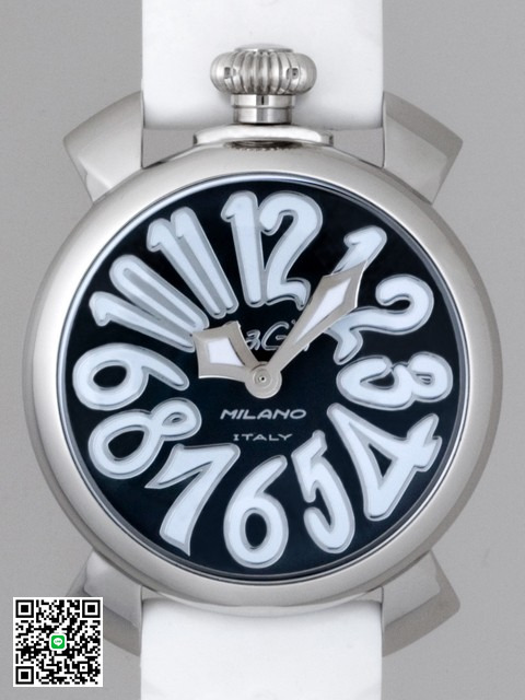 ガガ･ミラノ マニュアル40mm クォーツ 5020.4 ホワイトラバー スーパーコピー