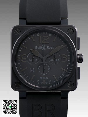 ベル＆ロス BR01-94BLACK ステンレスPVD加工 ブラック メンズ スーパーコピー