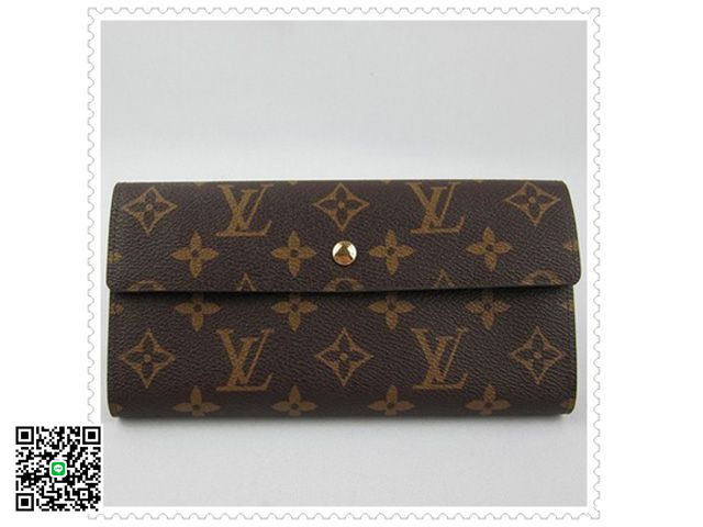 ルイ.ヴィトン  LOUIS VUITTON モノグラム 茶色 長財布 M58104