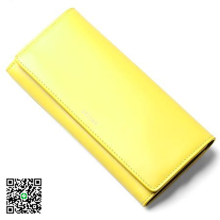 セリーヌ CELINE 長財布 小銭入れ付き Large Multifunction ラージマルチファンクション レモンイエロー×ピスタチオグリーン10760 3fjn 11us スーパーコピー