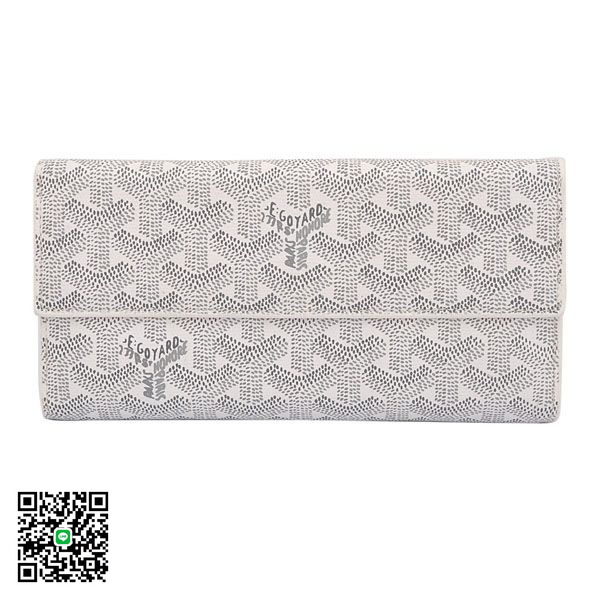 ゴヤール 長財布 Ｗホック ホワイトD001 スーパーコピー