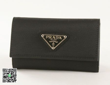 プラダ テスート キーケース ブラック 1M0222 スーパーコピー