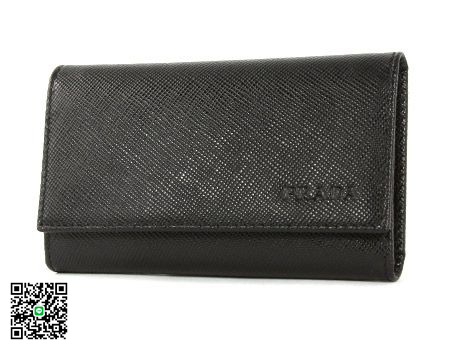 プラダ SAFFIANO MULTIC キーケース ブラック＆カカオ＆ベージュ 2M0025 スーパーコピー