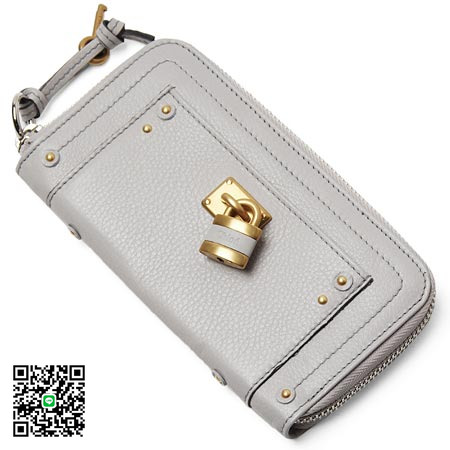 クロエ Chloe ラウンドファスナー長財布 PADDINGTON パディントン ライトグレー 7epm02-7e422-p8381 スーパーコピー