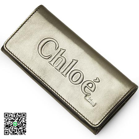 クロエ Chloe ２つ折り長財布 オリーブゴールド 3p0321-456-09a スーパーコピー
