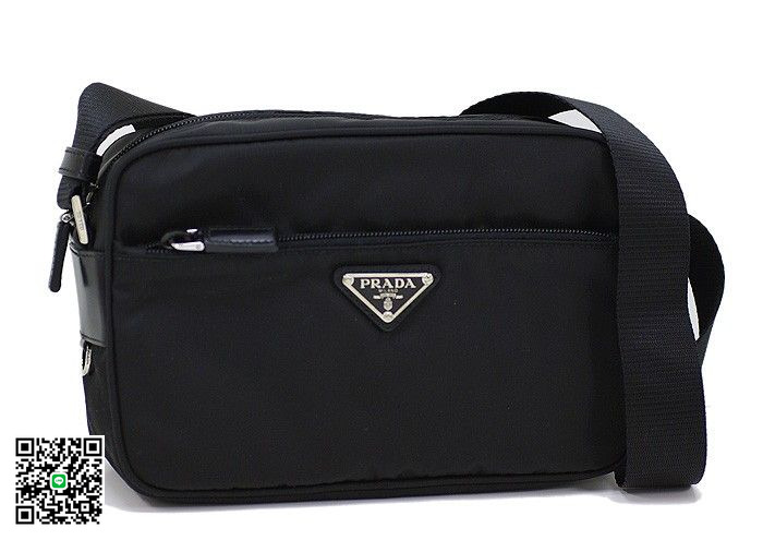 プラダ PRADA 斜めがけショルダーバッグ ナイロン ブラック BT0167 スーパーコピー