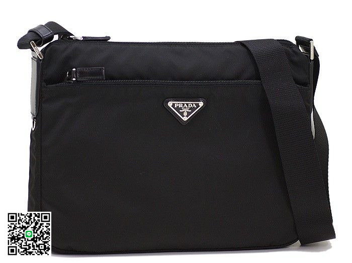 プラダ バッグ PRADA 斜めがけショルダーバッグ ナイロン ブラック BT0421 スーパーコピー