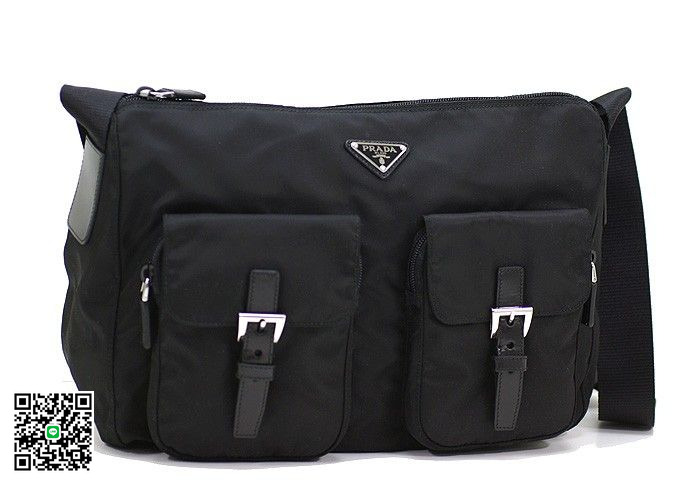 プラダ PRADA 斜めがけショルダーバッグ ナイロン ブラック BT0644 スーパーコピー