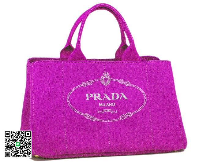 プラダ PRADA トートバッグ キャンバス ピンク BN18727 スーパーコピー