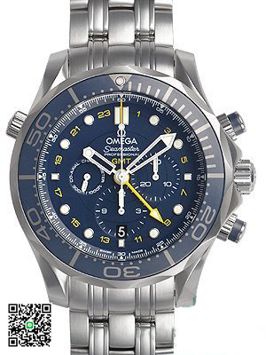 オメガ シーマスター ダイバー３００Ｍ コーアクシャルＧＭＴ クロノグラフ４４ＭＭ 212.30.44.52.03.001 スーパーコピー