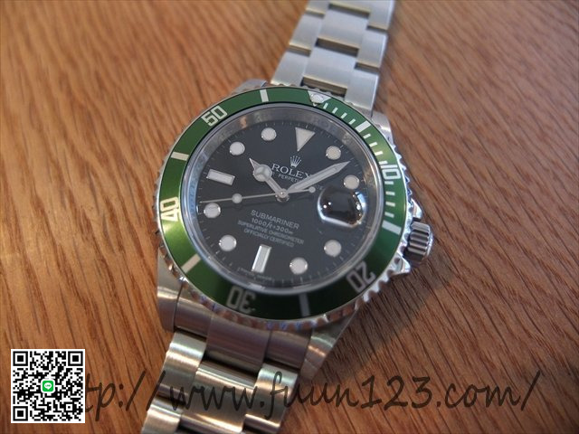ロレックス グリーンサブマリーナ Ref.16610LV 自動巻き スーパーコピー