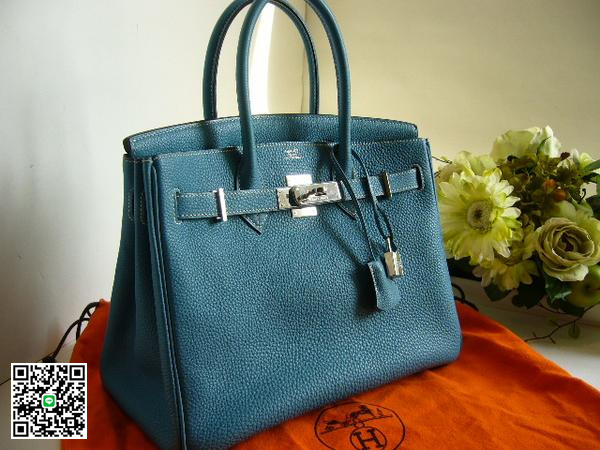 エルメスHERMESバーキン３０ブルージーントゴＳ金具 hb-009 スーパーコピー
