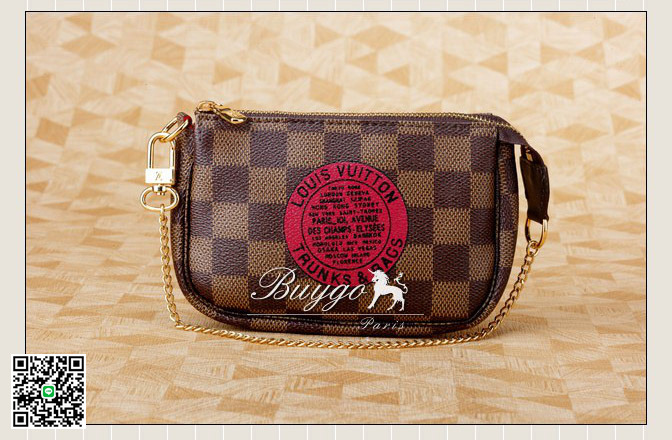 ルイヴィトン ダミエ LV バッグ ミニ・ポシェット・アクセソワール T＆B N58011 スーパーコピー
