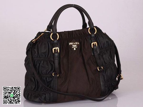 PRADA（プラダ） レザー ハンドバッグ BN1793 ナイロン/レザー スーパーコピー