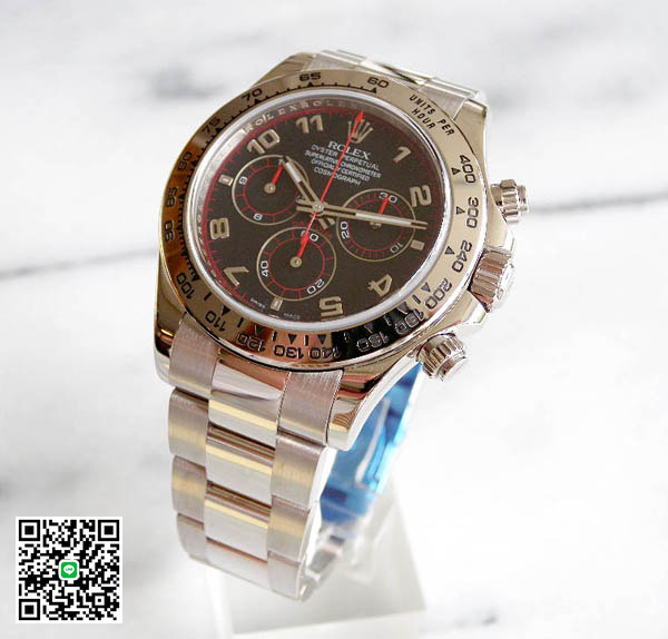 ロレックス デイトナ 116509 自動巻 18KWG-case（40mm) 黒色-文字盤 スーパーコピー