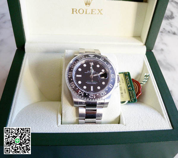 ロレックス GMT マスターII 116710LN 自動巻 黒色ベゼル-case（40mm) スーパーコピー