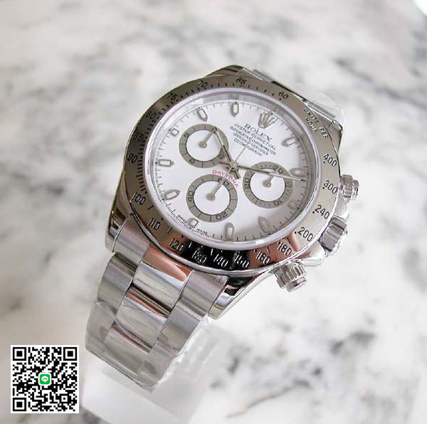 ロレックス デイトナ 116520 自動巻 SS-case（40mm) スーパーコピー 白文字盤 スーパーコピー