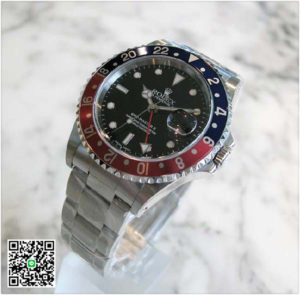 ロレックス GMT マスターII 1710 青＆赤ベゼル-case（40mm) 自動巻 スーパーコピー