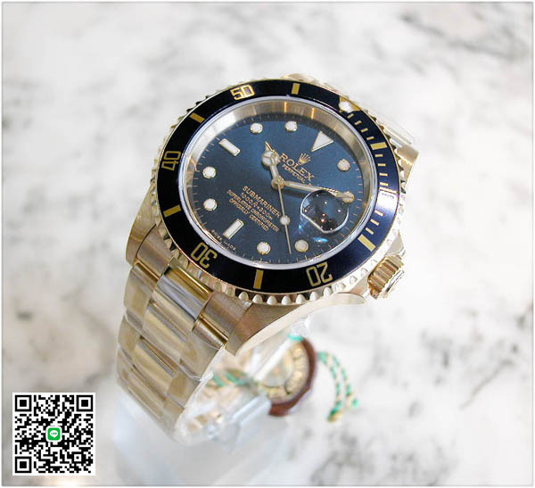 ロレックス サブマリーナー　ディト 16618 青色ベゼル-case（40mm)