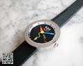 アラン・シルベスタイン ロンド GMT OG11 黒文字盤 黒色ラバーベルト スーパーコピー