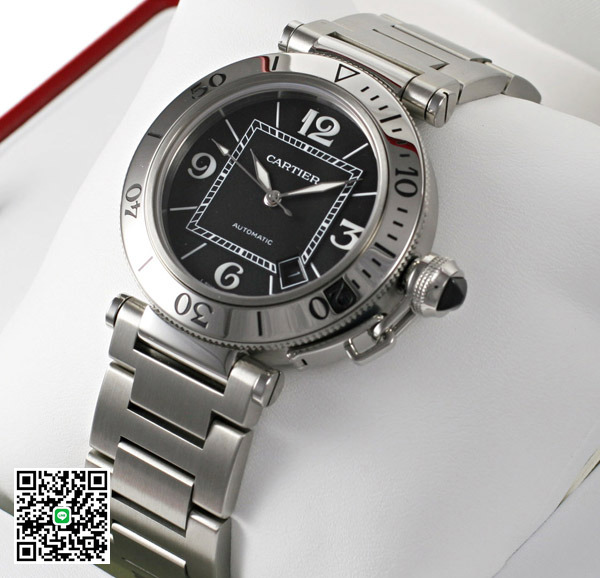 カルティエ パシャ シータイマー W31077M7 SSブレスレット 40.5mm スーパーコピー
