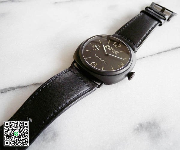 パネライ ラジオミール ブラックシール PAM00292 スーパーコピー 手巻 黒文字盤 スーパーコピー