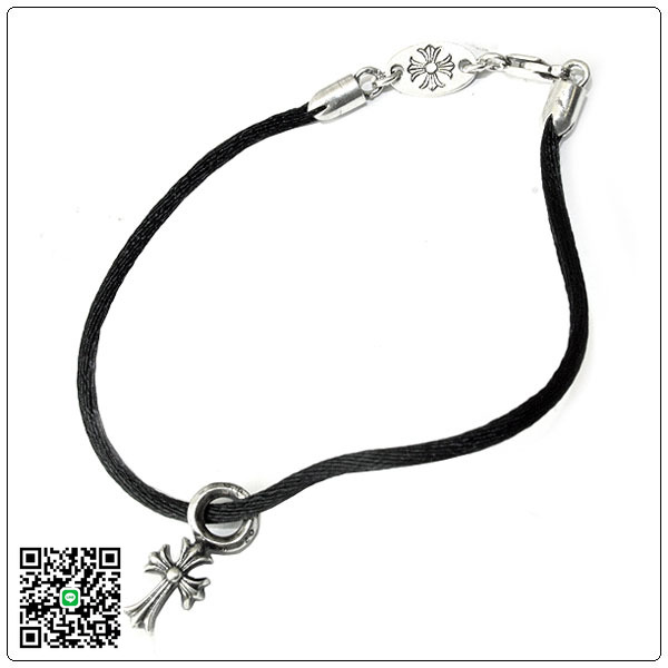 クロムハーツ ブレスレット（Chrome Hearts）スタックチャーム・CHクロス・KZブレスレット・ブラックCB69CHCROSS スーパーコピー