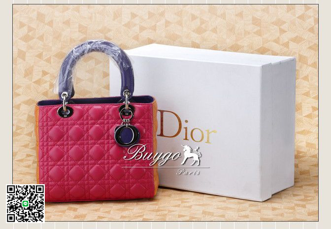 クリスチャン・ディオール（CHRISTIAN DIOR）LADY DIOR 8082 レザー スーパーコピー