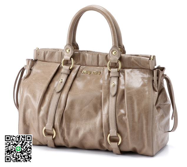 ミュウミュウ 2013年春夏新作VITELLO LUXショルダー付 ハンドバッグ RT0383 X72 F0770