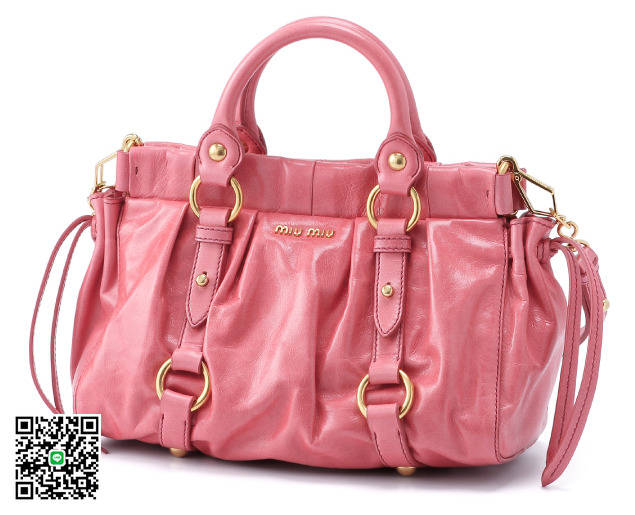 ミュウミュウ 2013年春夏新作VITELLO LUXショルダー付 ミニハンドバッグ RN0647 X72 F0028