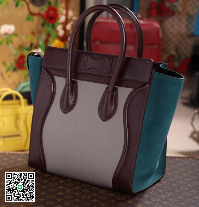 セリーヌ ラゲージ NANO ショッパー トートバッグ ベージュCELINE-005