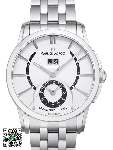 モーリスラクロア ポントス グランギシェ GMT PT6208-SS002-130 新品 腕時計 メンズ スーパーコピー