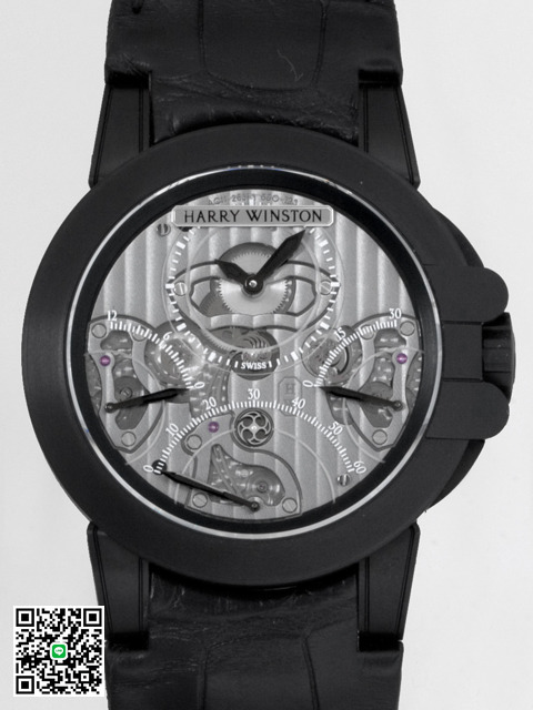 ハリー・ウィンストン HARRYWINSTON オーシャン トリレトロ・クロノ ブラックザリウム OCEACT44002 スーパーコピー