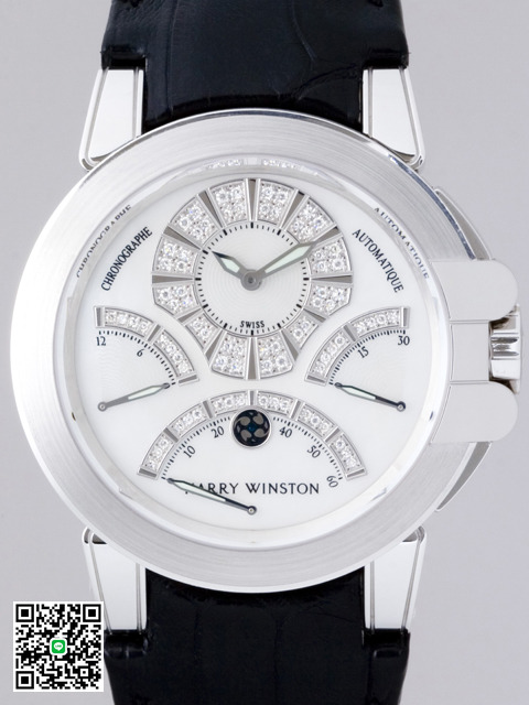 ハリー・ウィンストン HARRYWINSTON オーシャン トリレトロ・クロノ 400/MCRA44WL.MD スーパーコピー