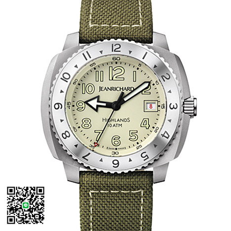 ジャンリシャール ハイランズ サンド 腕時計 60150-11-80A-ANAD