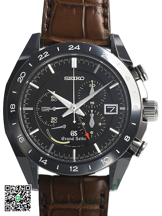 セイコー グランドセイコー ブラックセラミックス リミテッドコレクション 9R クロノ GMT SBGC015 スーパーコピー
